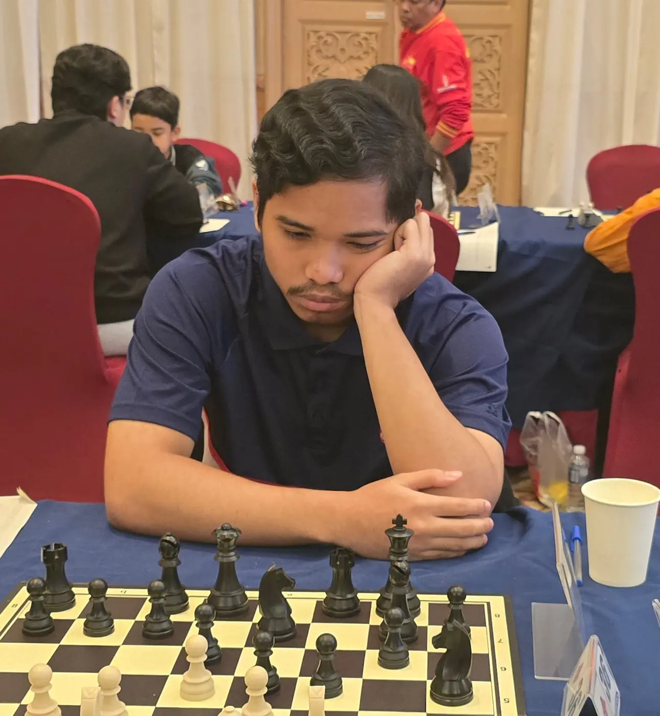 Tournament participant competing at the 1st Berjaya Global Chess Open 2026 — photo 33