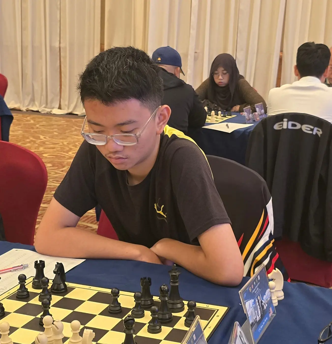 Tournament participant competing at the 1st Berjaya Global Chess Open 2026 — photo 38