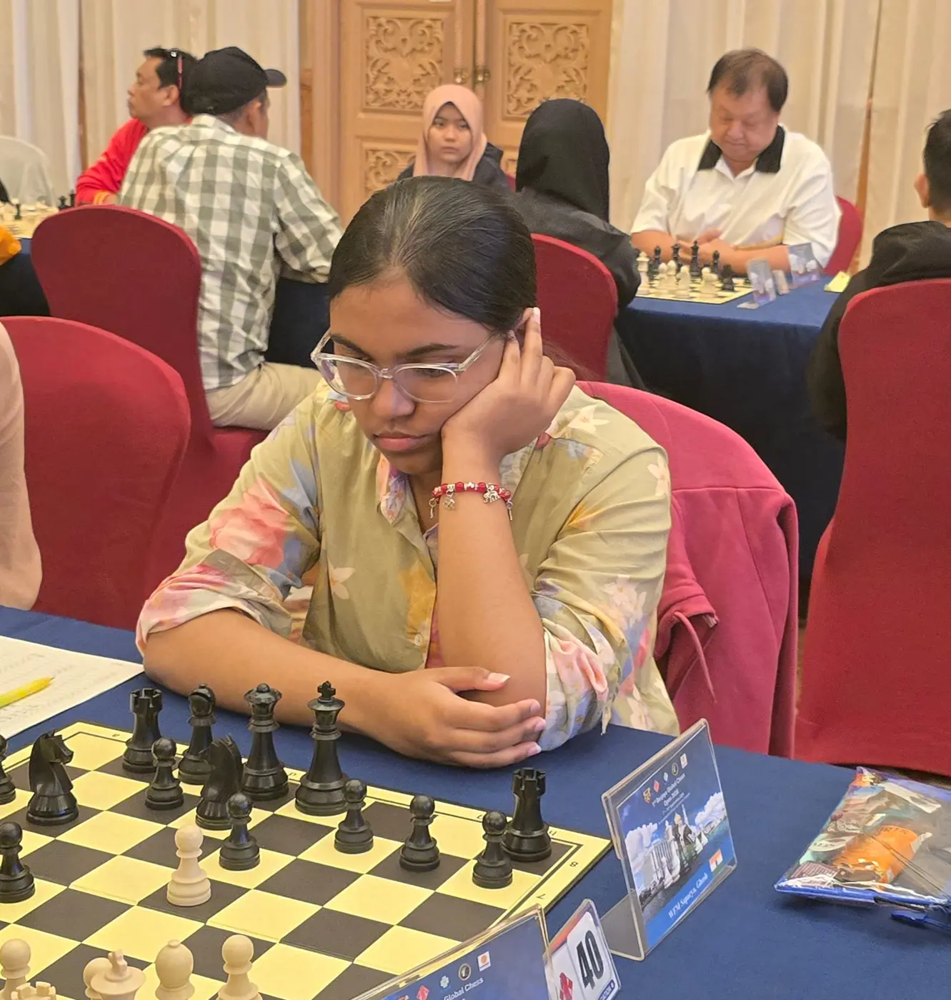 Tournament participant competing at the 1st Berjaya Global Chess Open 2026 — photo 43
