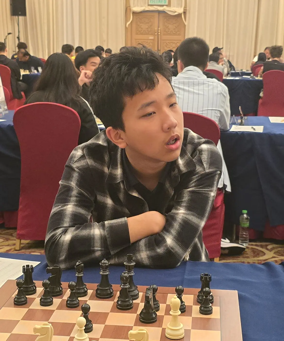 Tournament participant competing at the 1st Berjaya Global Chess Open 2026 — photo 44