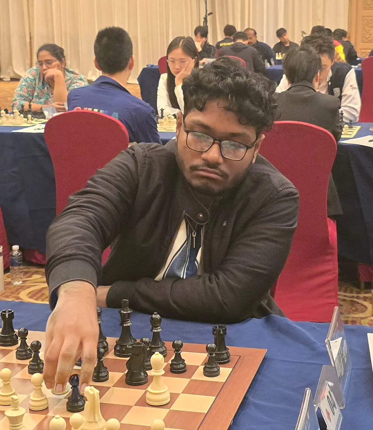 Tournament participant competing at the 1st Berjaya Global Chess Open 2026 — photo 46