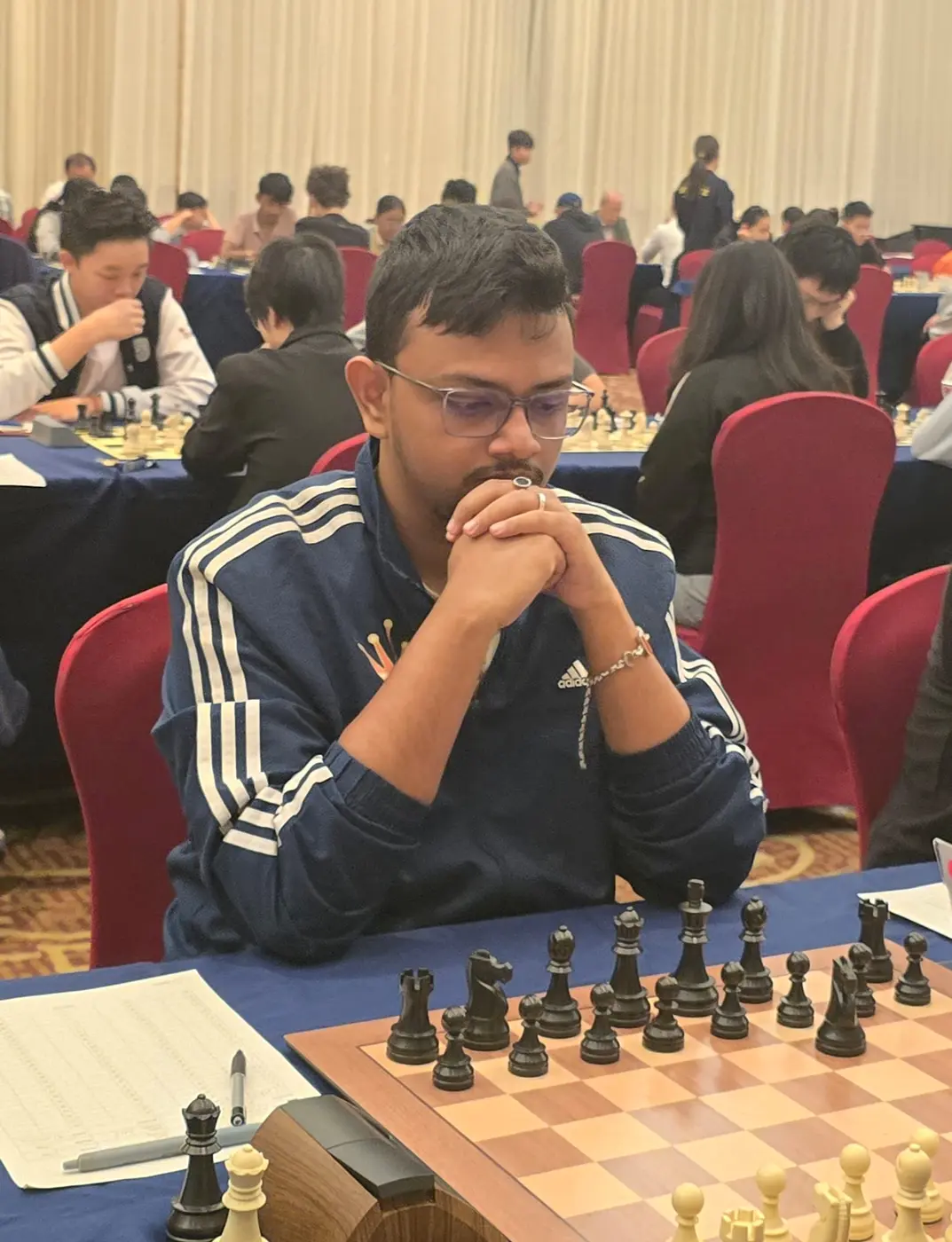 Tournament participant competing at the 1st Berjaya Global Chess Open 2026 — photo 48