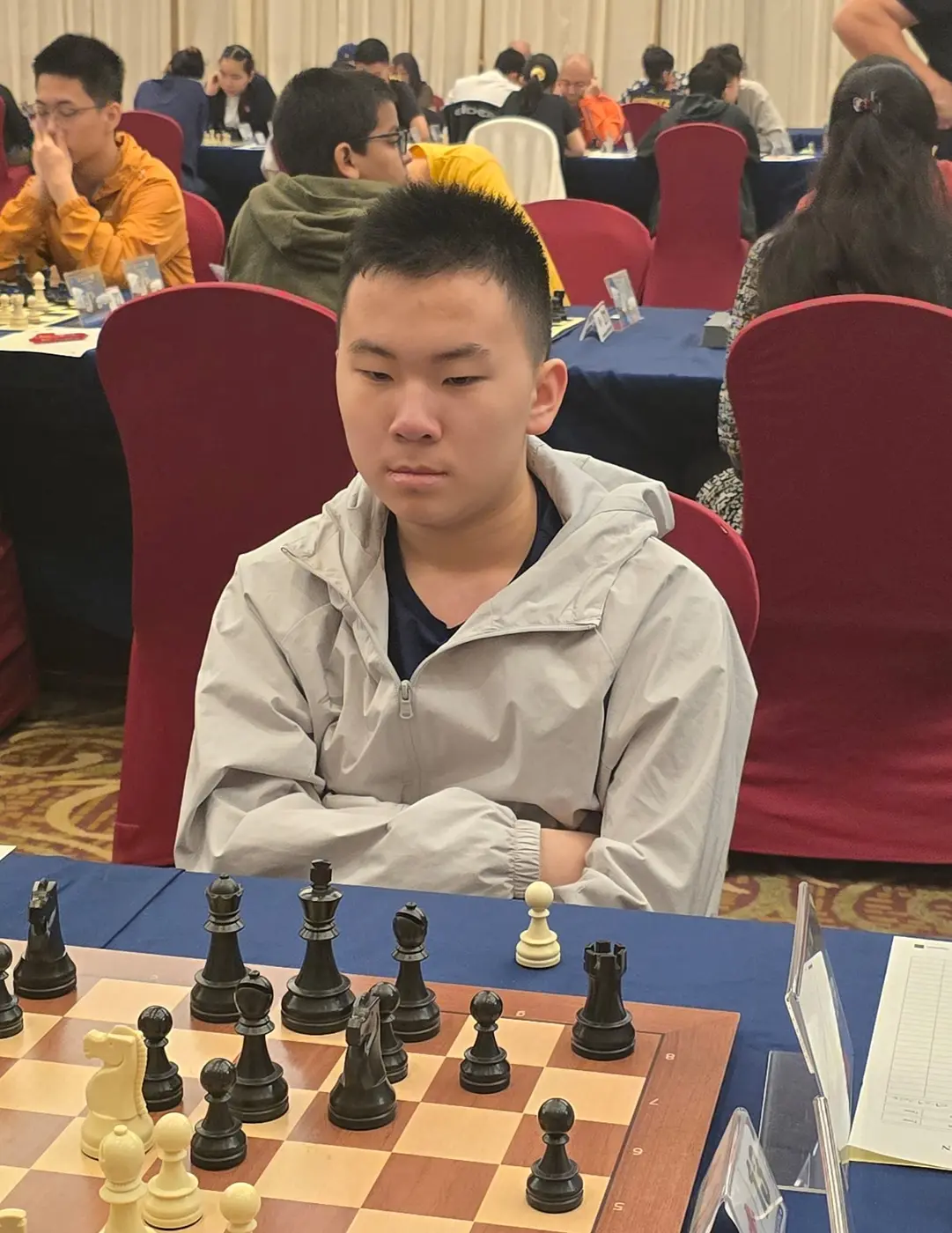 Tournament participant competing at the 1st Berjaya Global Chess Open 2026 — photo 51