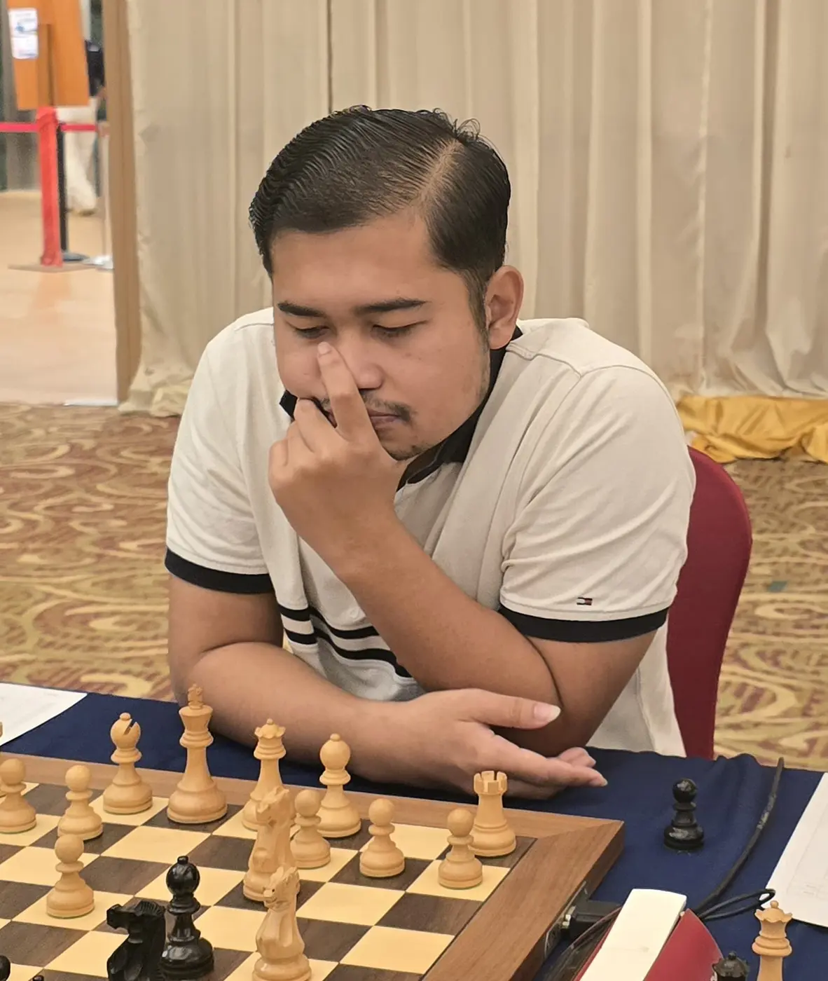 Tournament participant competing at the 1st Berjaya Global Chess Open 2026 — photo 54