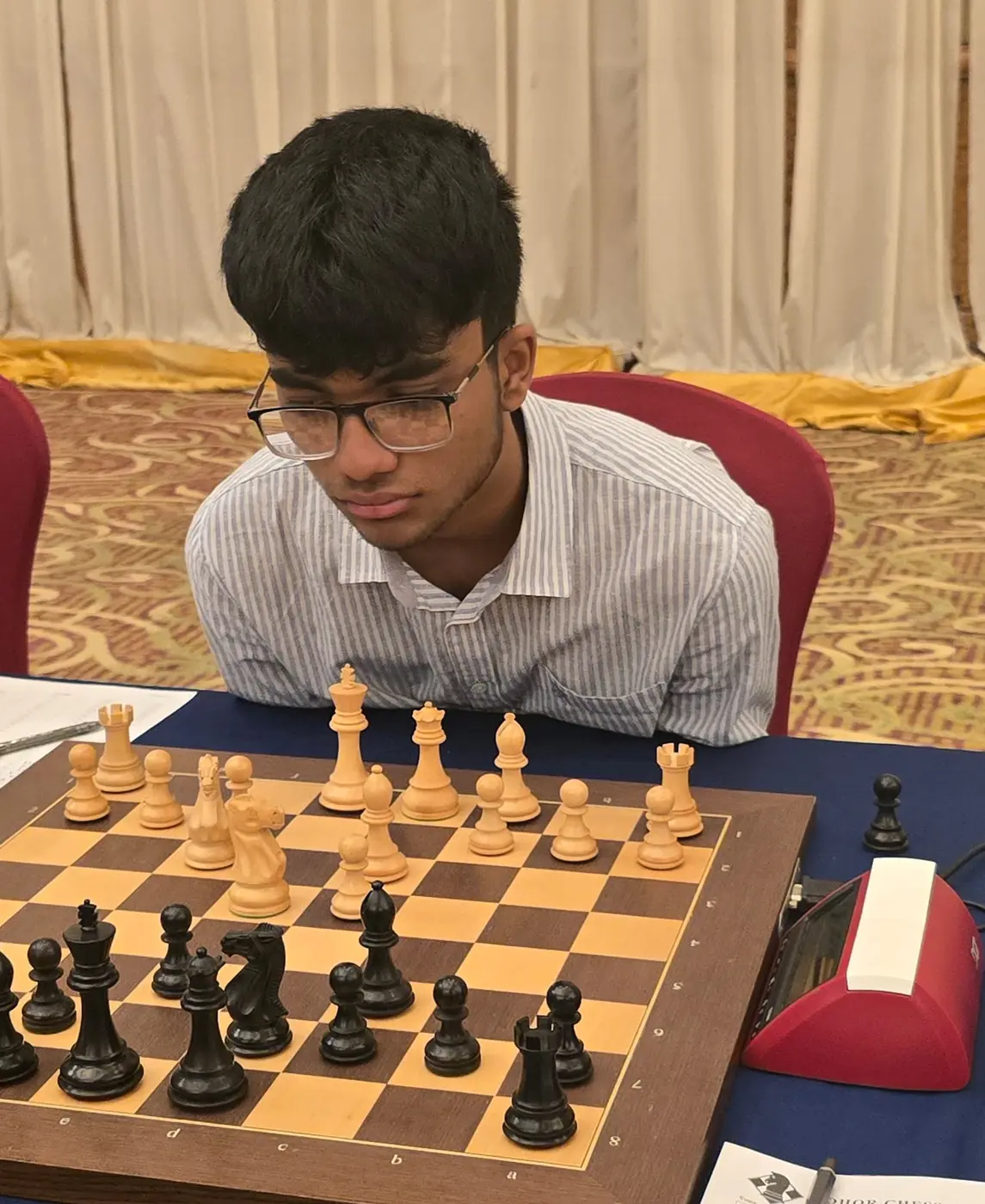 Tournament participant competing at the 1st Berjaya Global Chess Open 2026 — photo 55