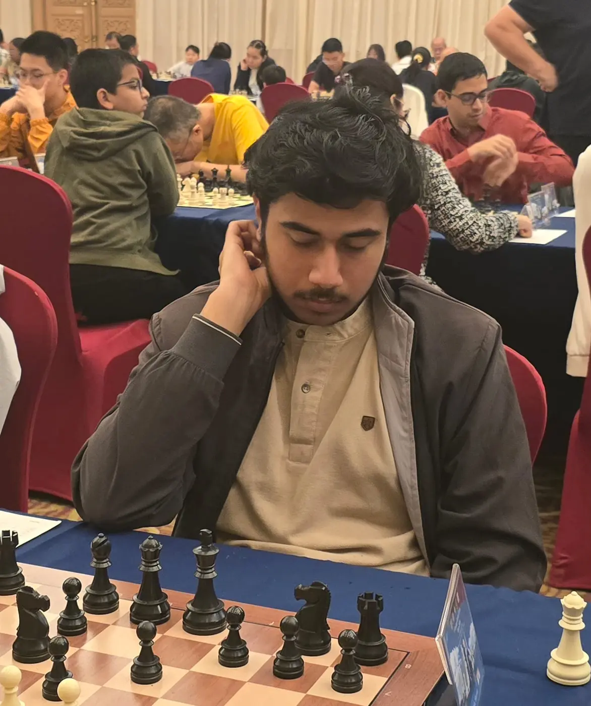Tournament participant competing at the 1st Berjaya Global Chess Open 2026 — photo 56