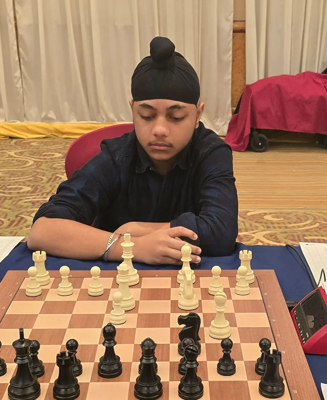 Tournament participant competing at the 1st Berjaya Global Chess Open 2026 — photo 58