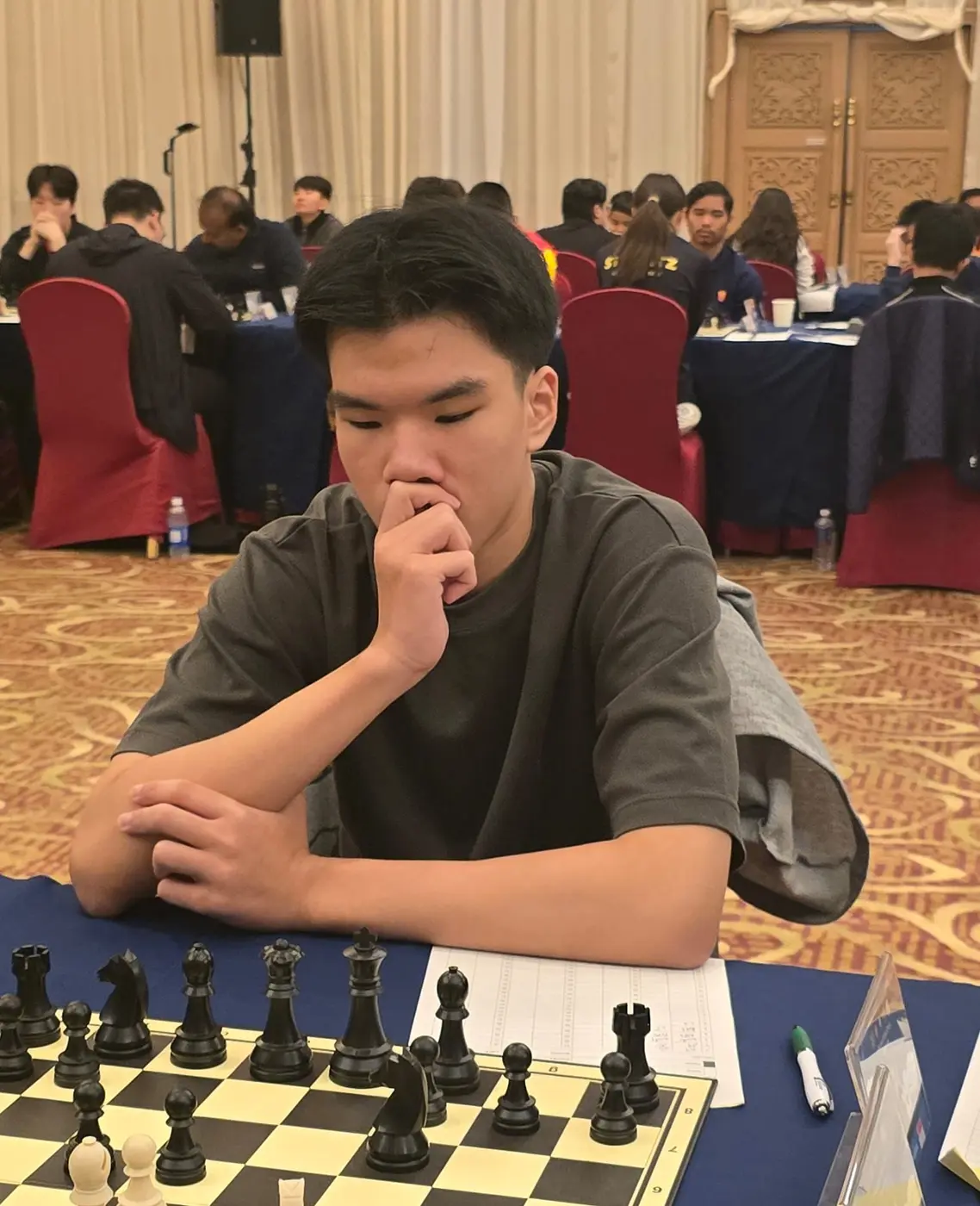 Tournament participant competing at the 1st Berjaya Global Chess Open 2026 — photo 69