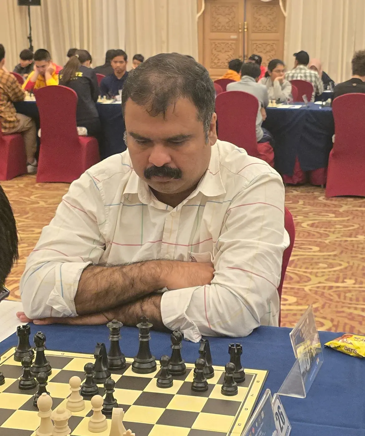 Tournament participant competing at the 1st Berjaya Global Chess Open 2026 — photo 72