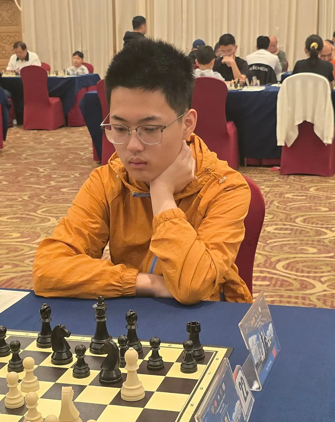 Tournament participant competing at the 1st Berjaya Global Chess Open 2026 — photo 76
