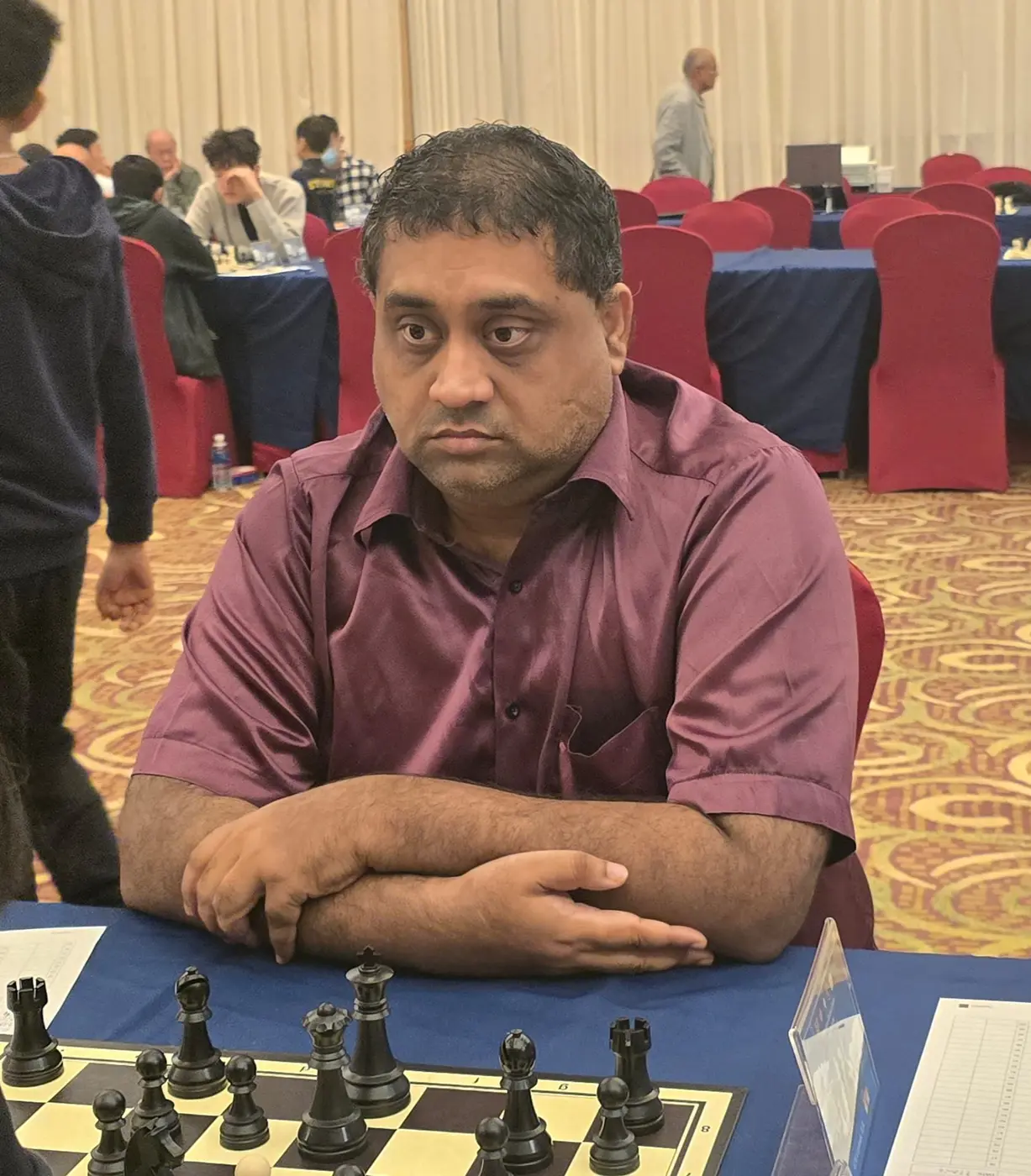 Tournament participant competing at the 1st Berjaya Global Chess Open 2026 — photo 79
