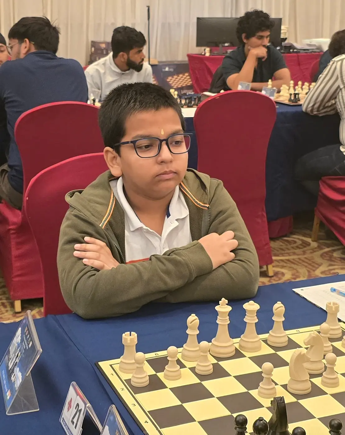 Tournament participant competing at the 1st Berjaya Global Chess Open 2026 — photo 85