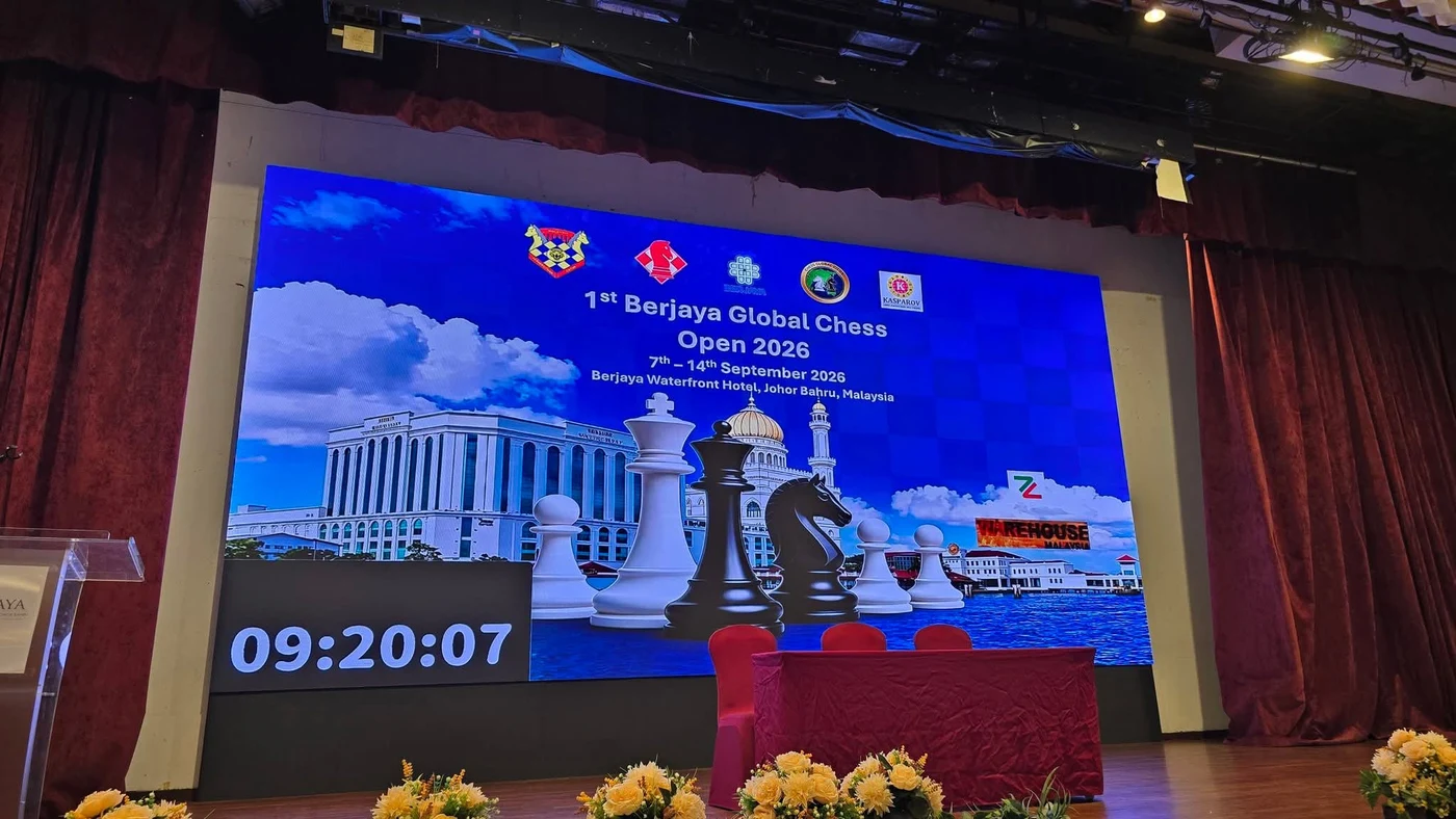Opening ceremony — 1st Berjaya Global Chess Open 2026, Johor Bahru