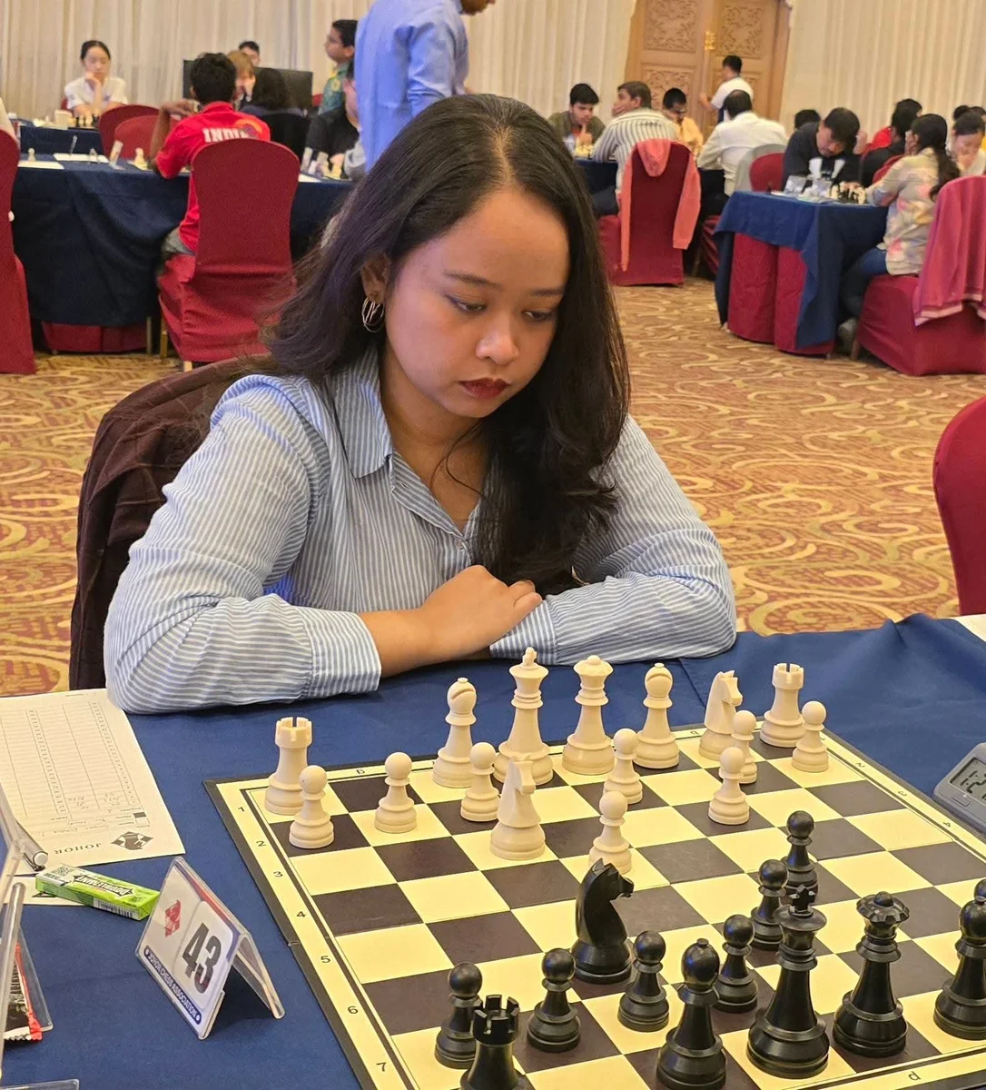Participant recording moves at the 1st Berjaya Global Chess Open 2026